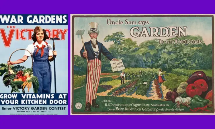 Victory/War garden posters advertised during World War II