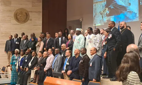 Leaders attending the World Food Programme Annual Partnership Consultation