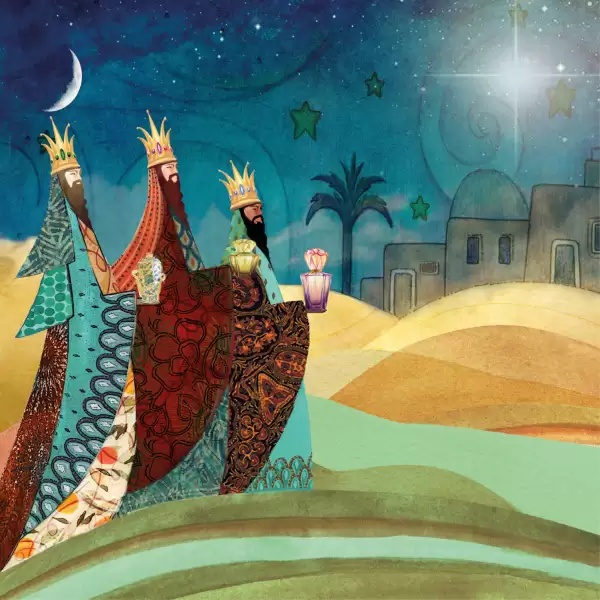 Three Kings Christmas card
