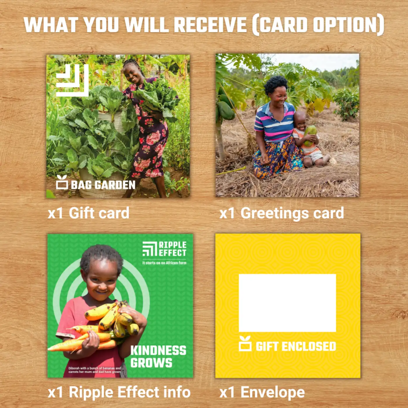 Bag Garden gift pack charity gift