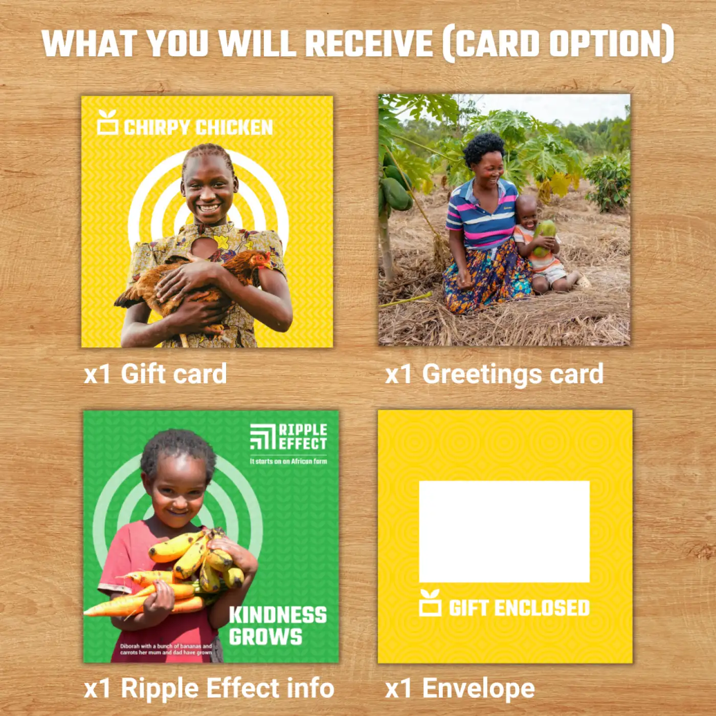 Chirpy Chicken gift pack charity gift