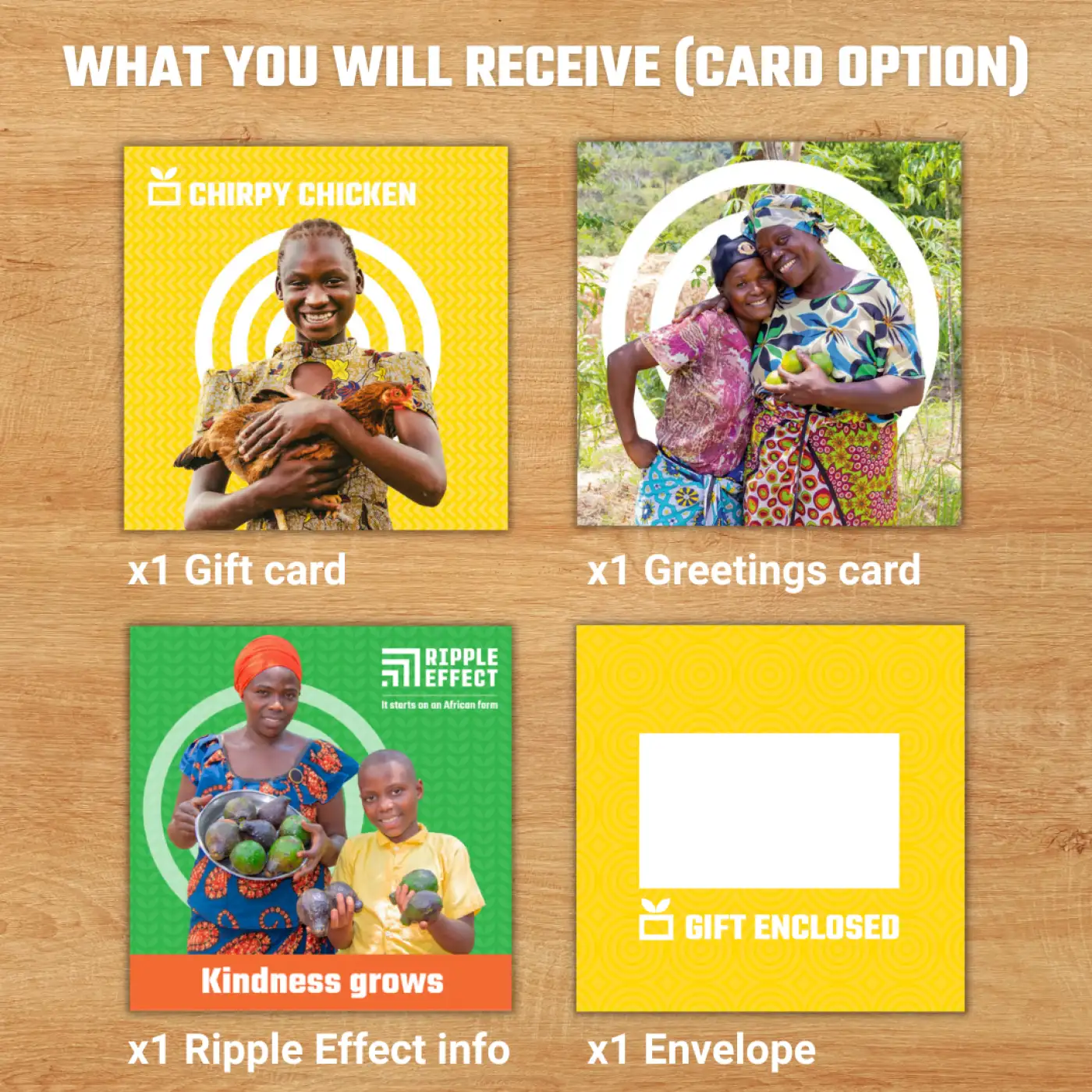 Chirpy Chicken gift pack charity gift