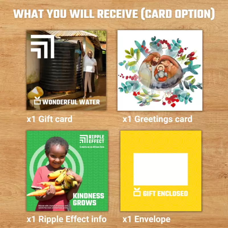 wonderful water pack charity gift