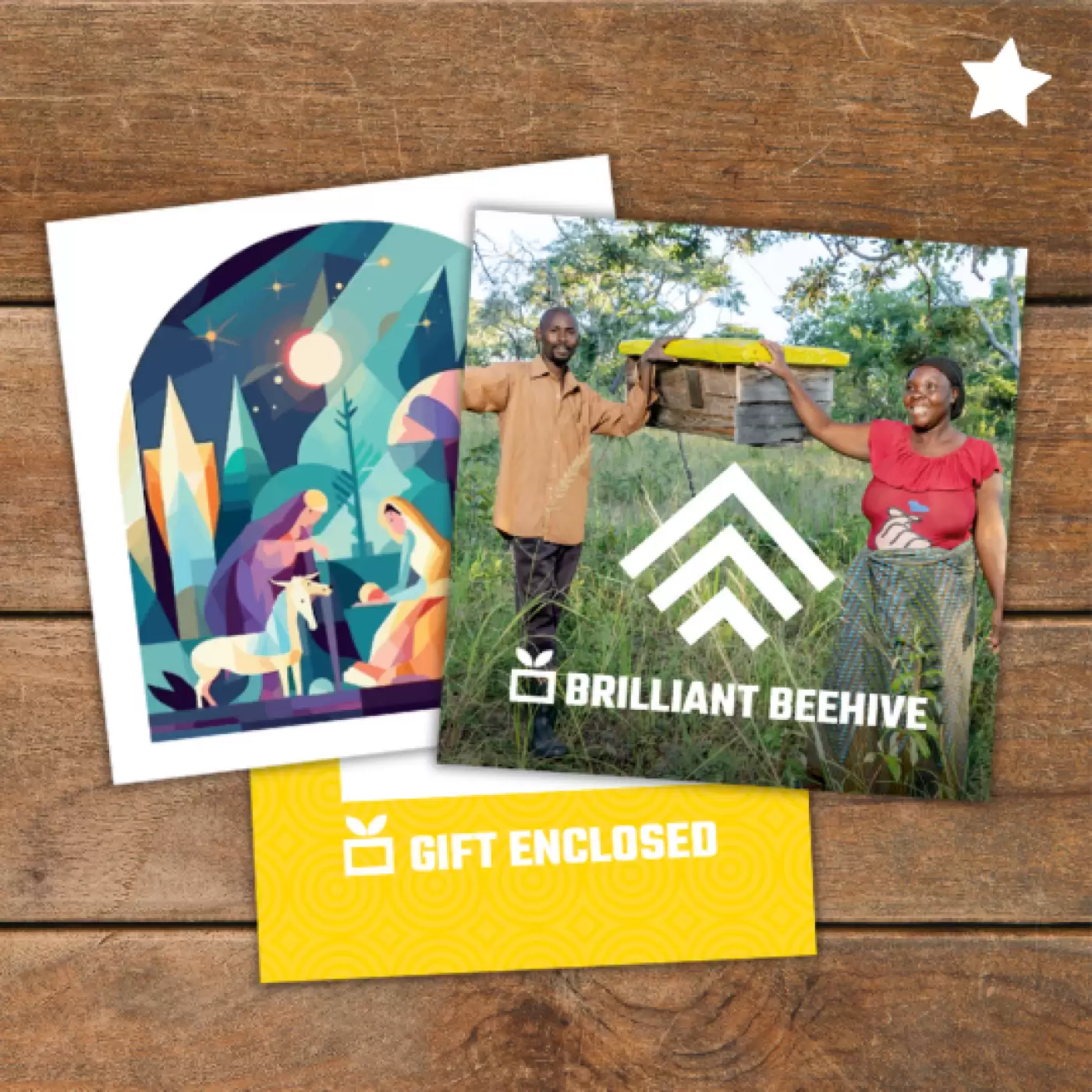 Flat lay of a Ripple Effect charity gift pack