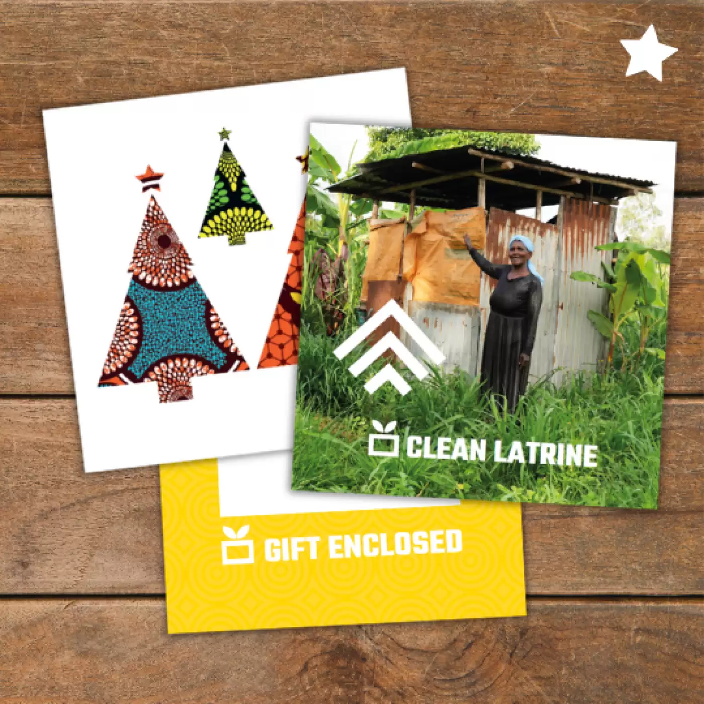 Flat lay of a Ripple Effect charity gift