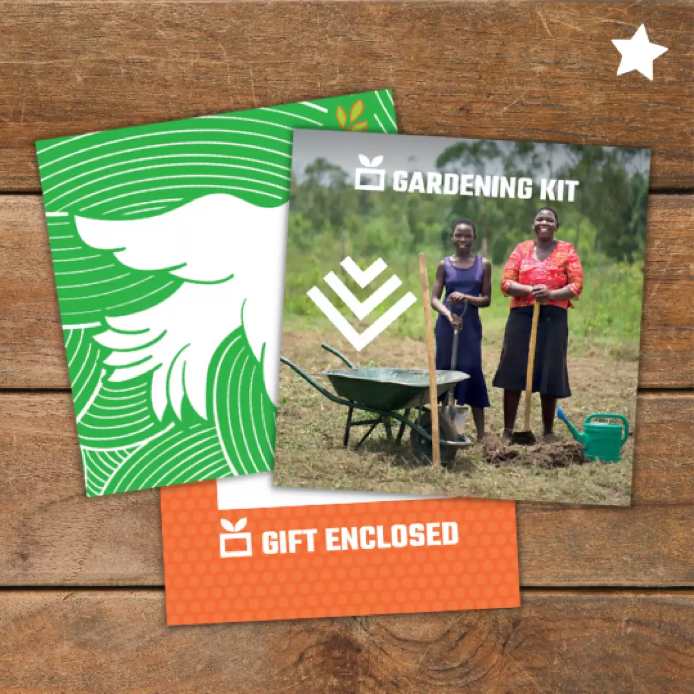 Flat lay of a Ripple Effect charity gift pack