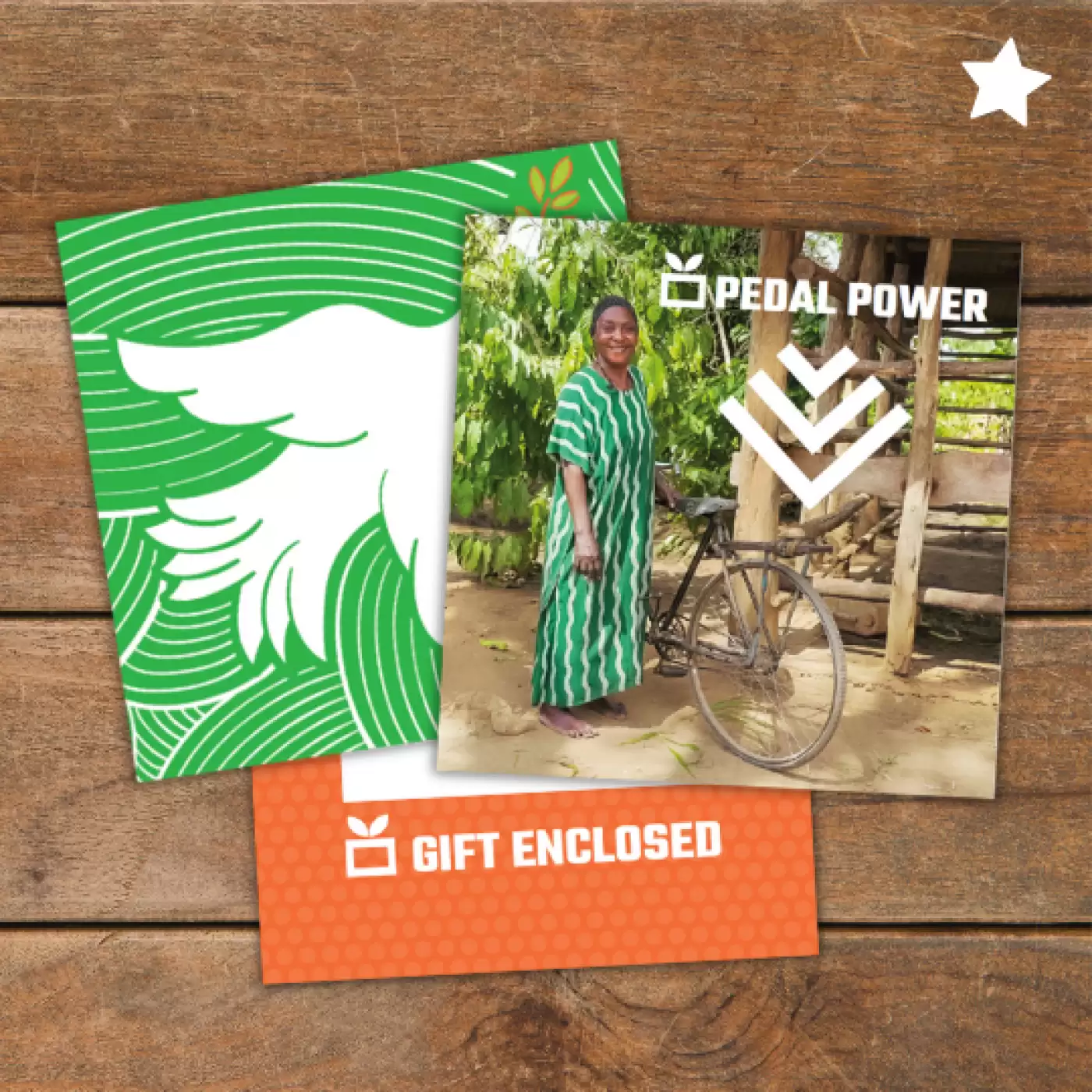 Flat lay of Ripple Effect charity gift pack