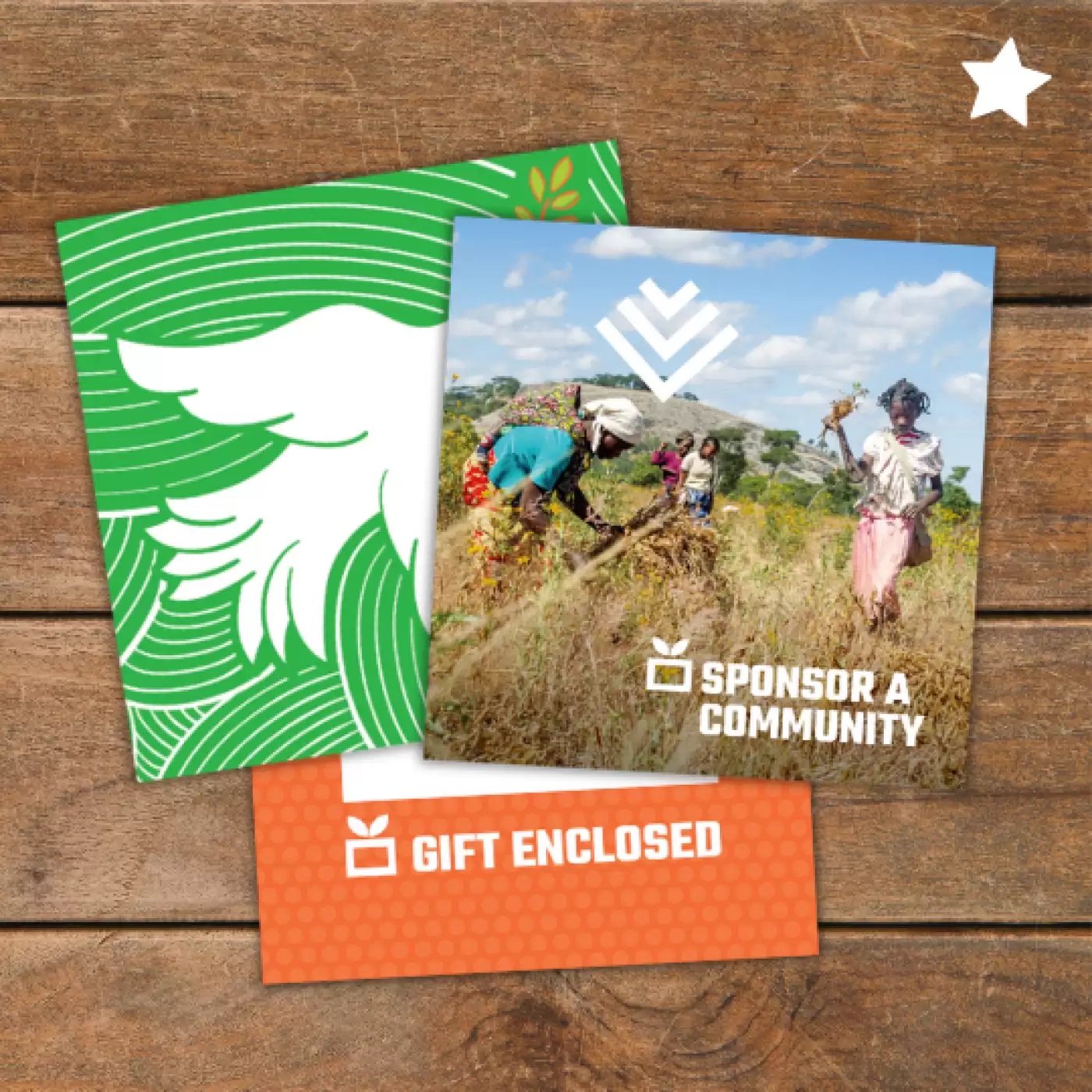 Flat lay of Ripple Effect charity gift pack